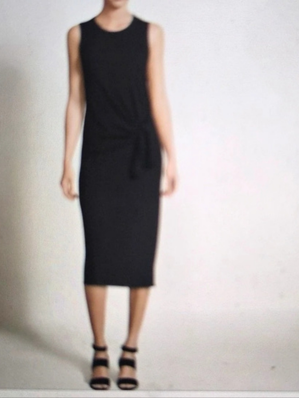 Theory Dorotea K Maxi Dress in Black Size Large NWT